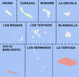 Range map of Anolis onca